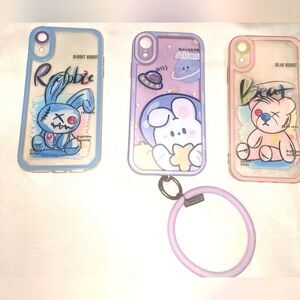 Bear Robot & Rabbit Robot iPhone XR Phone cases